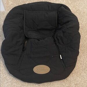 Black Infant Car Seat Cover